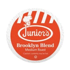 Junior's Most Fabulous Brooklyn Blend, Medium Roast Single Single Serve 4/18 Ct 8 Junior's Most Fabulous Brooklyn Blend, Medium Roast Single Single Serve 4/18 Ct -Coffee Drinks Shop juniors most fabulous brooklyn blend medium roast single single serve 1 ct 1 1