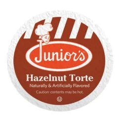 Junior's Most Fabulous Hazelnut Torte, Medium Roast Single Single Serve 2/18 Ct -Coffee Drinks Shop juniors most fabulous hazelnut torte medium roast single single serve 1