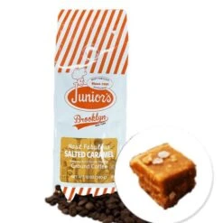 Junior's Most Fabulous Salted Caramel Ground Coffee, 4/12 Oz Bag -Coffee Drinks Shop juniorssaltedcaramelmain 1 1