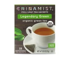 China Mist - Legendary Green Organic Black Full Leaf Tea Sachet, 6 Boxes 15 Count -Coffee Drinks Shop legendarygreen teasachet packet 1 1 1