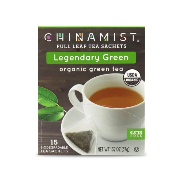 China Mist - Legendary Green Organic Black Full Leaf Tea Sachet, 15 Count Box 5 China Mist - Legendary Green Organic Black Full Leaf Tea Sachet, 15 Count Box - Image 3