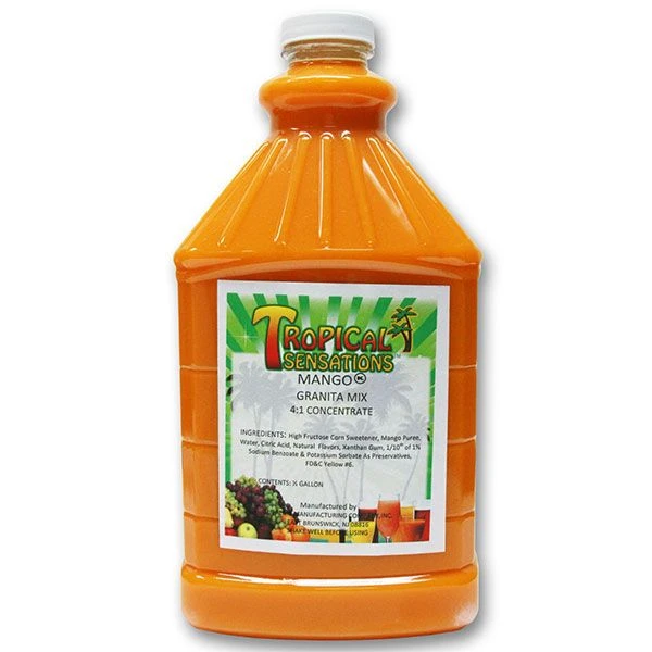 Tropical Sensations - Mango Granita Mix, 1 Bottle 64 Oz 3 Tropical Sensations - Mango Granita Mix, 1 Bottle 64 Oz