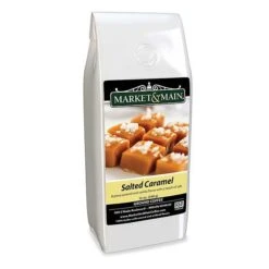 Market & Main® Salted Caramel Flavored Coffee (6 Bags/12 Oz) 10 Market & Main® Salted Caramel Flavored Coffee (6 Bags/12 Oz) -Coffee Drinks Shop market and main salted caramel flavored coffee single bag 12 ounces 1
