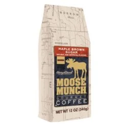 Harry & David Moose Munch Maple Brown Sugar Ground Gourmet Coffee 3 Bags (12 Oz Each) -Coffee Drinks Shop mbs2 1