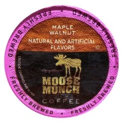 Moose Munch Single Serve Coffee By Harry & David, Maple Walnut, 4/18 Count 7 Moose Munch Single Serve Coffee By Harry & David, Maple Walnut, 4/18 Count -Coffee Drinks Shop moosemunchmaplewalnut 1