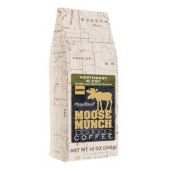 Harry & David Northwest Blend Moose Munch Ground Coffee - 6 Bags(12 Oz Each) -Coffee Drinks Shop nb1 2