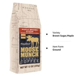 Harry & David Moose Munch Maple Brown Sugar Ground Gourmet Coffee 3 Bags (12 Oz Each) -Coffee Drinks Shop new project 2 1