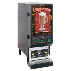 BUNNĀ® Bunn SET00.0197 FMD-3 BLK Fresh Mix Cappuccino / Espresso Machine Cafe Latte Dispenser With 3 Hoppers