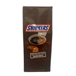 Snickers Caramel, Peanuts, Nougat And Chocolate, Naturally And Artificially Flavored Ground Coffee, 4/10 Oz Bags -Coffee Drinks Shop snickers1 2