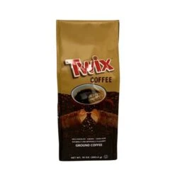 Twix Milk Chocolate, Caramel And Cookie Bars, Naturally And Artificially Flavored Ground Coffee, 6/10 Oz Bag 9 Twix Milk Chocolate, Caramel And Cookie Bars, Naturally And Artificially Flavored Ground Coffee, 6/10 Oz Bag -Coffee Drinks Shop twix2 3