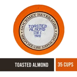 Toasted Almond Coffee, 35 Single Serve Cups -Coffee Drinks Shop ya2